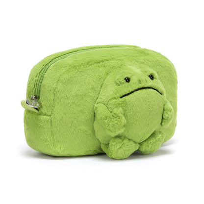 Jellycat Ricky Rain Frog Pouch Novelty Stationery Accessory
