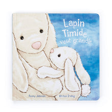 Jellycat Lapin Timide Veut Grandir Book and Bashful Cream Bunny