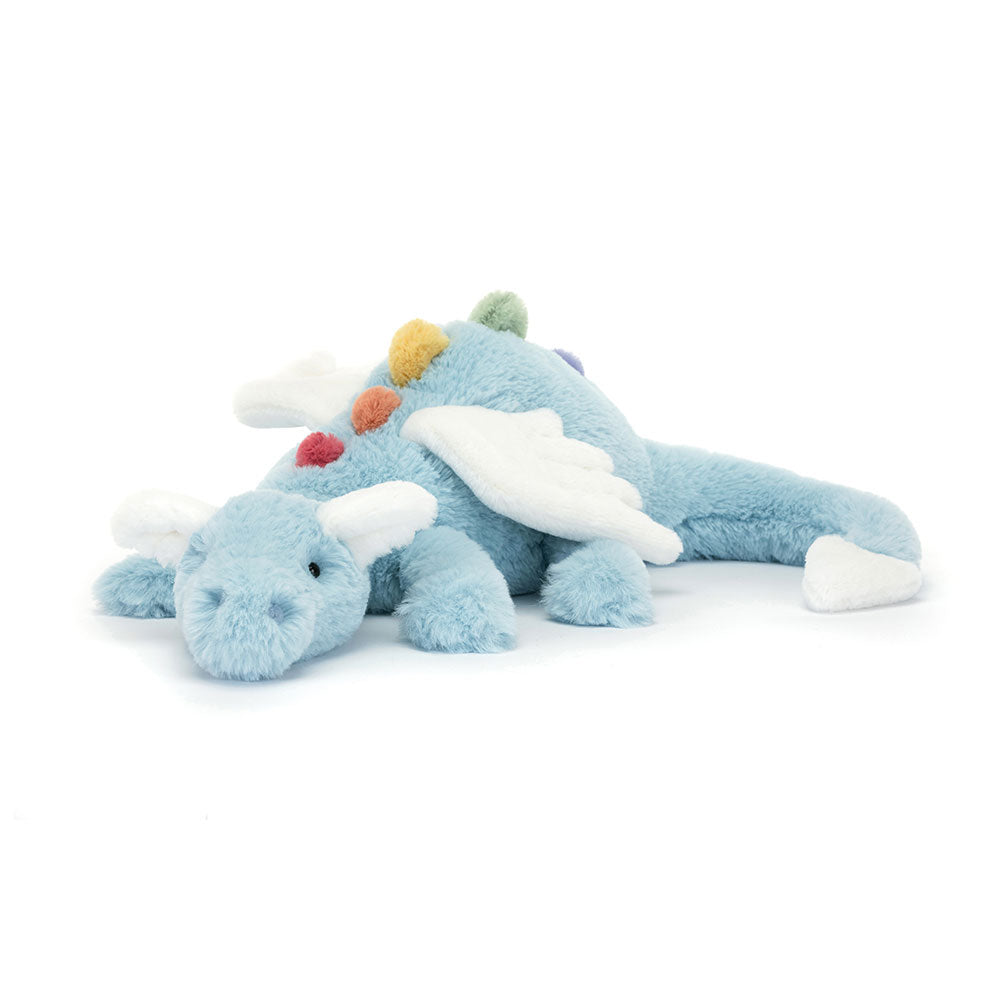 Jellycat Sky Dragon Soft Plush Toy Large Blue