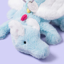 Jellycat Sky Dragon Bag Charm Mythical Creature Blue