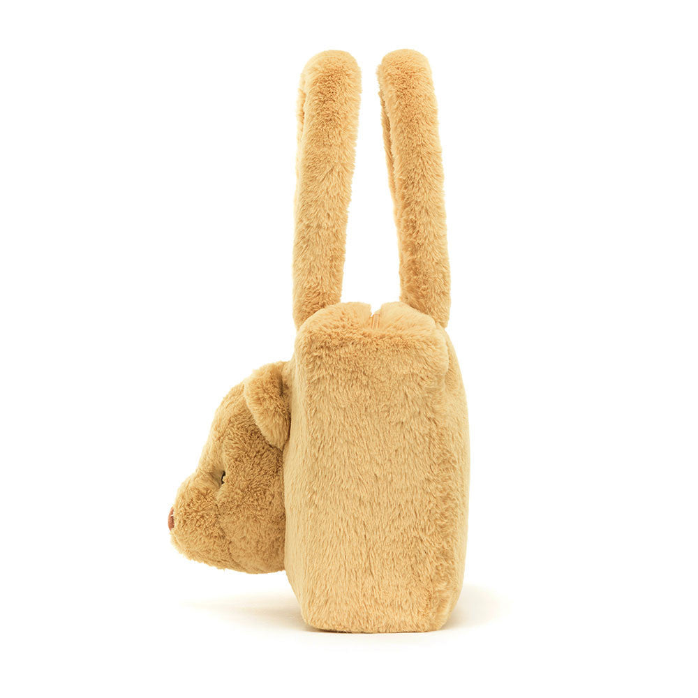 Jellycat Smudge Bear Tote Bag Soft Fur Finish
