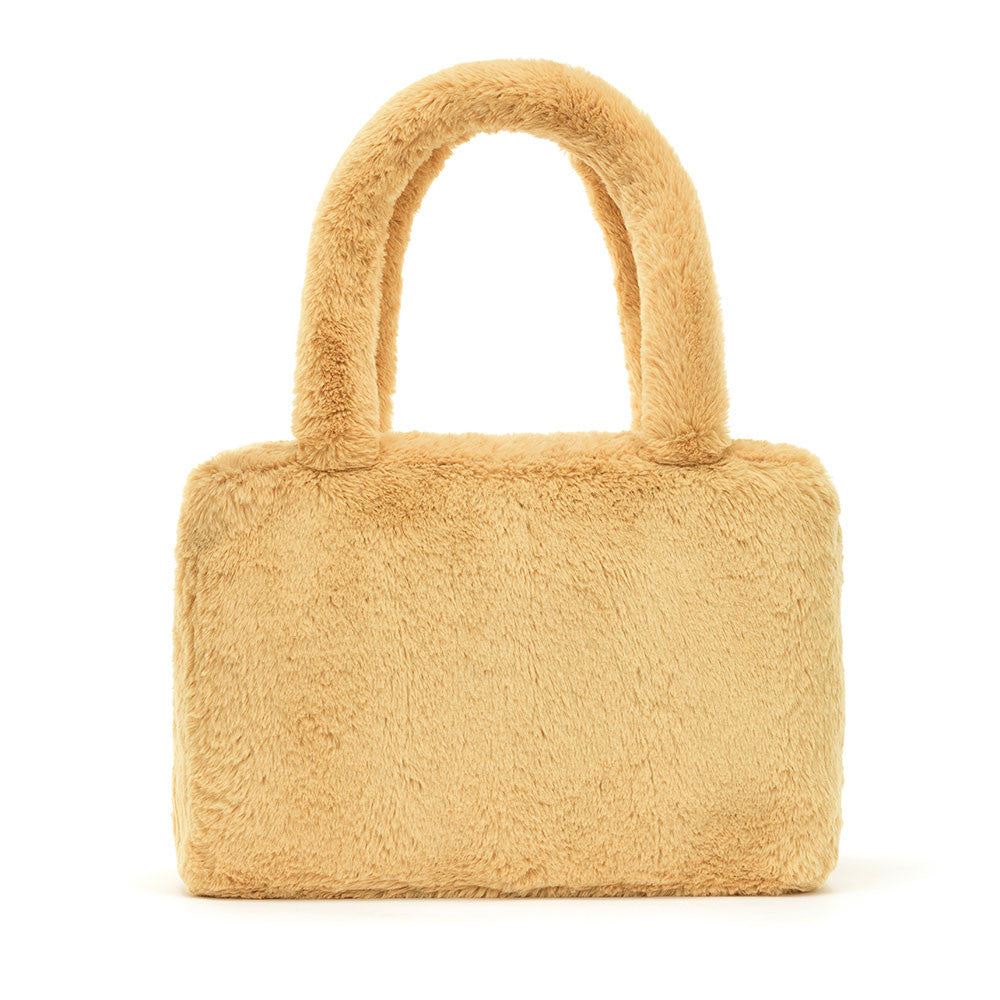 Jellycat Smudge Bear Tote Bag Soft Fur Finish
