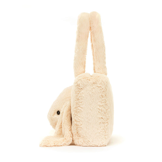 Jellycat Smudge Rabbit Tote Bag Plush Furry Handbag
