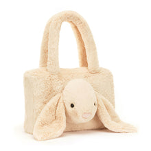 Jellycat Smudge Rabbit Tote Bag Plush Furry Handbag