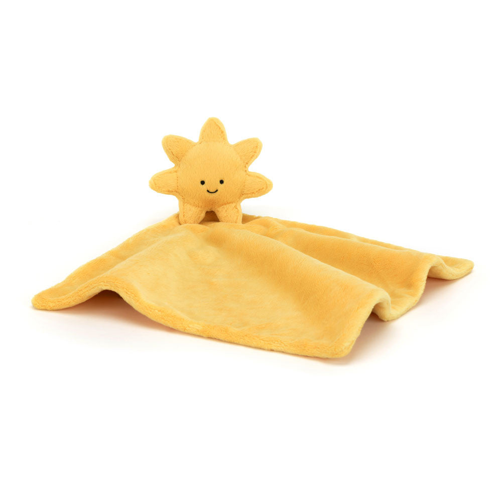 Jellycat Amuseables Sun Soother Soft Baby Blanket Golden Yellow