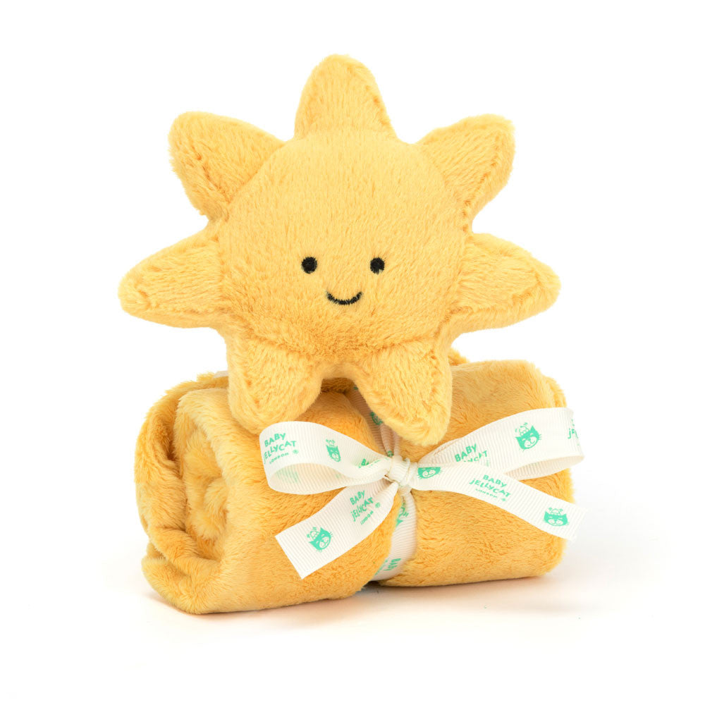 Jellycat Amuseables Sun Soother Soft Baby Blanket Golden Yellow